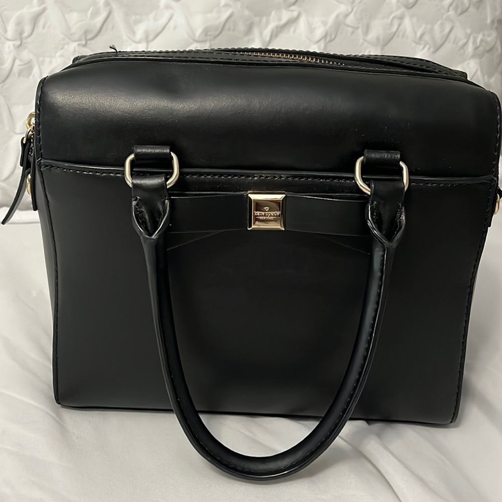 Black Kate spade handbag (used)